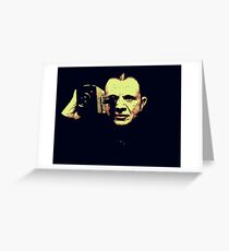 Lost highway - mystery man Greeting Card