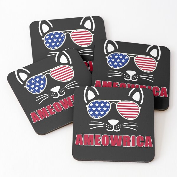 Item preview, Cute Funny Cat/ Ameowrica / Gift Idea designed and sold by HamidasPrime.