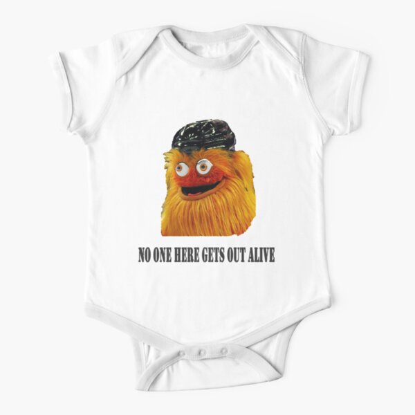 Philadelphia's Gritty Mascot Short Sleeve Baby One-Piece