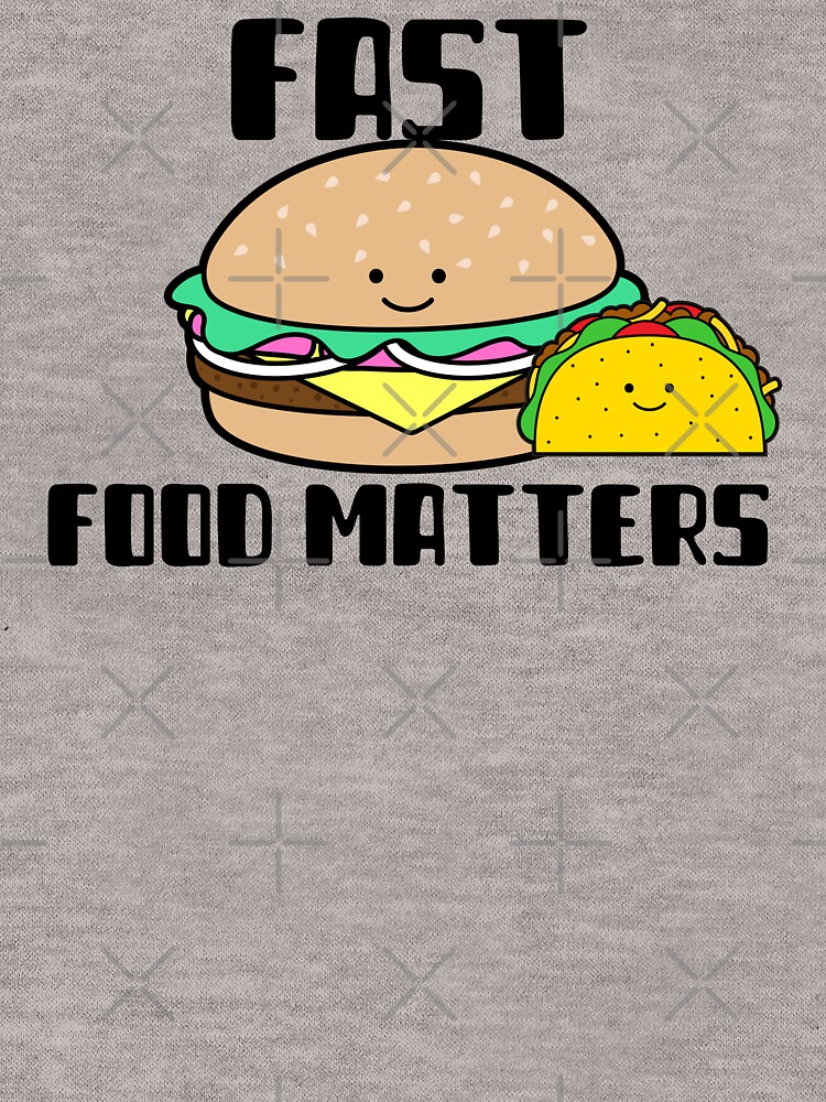 Thumbnail 5 of 5, Lightweight Hoodie, FAST FOOD MATTERS designed and sold by ethosessential.