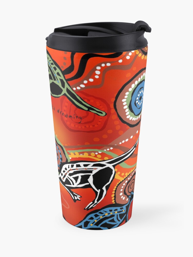Alternate view of QANTAS DREAMING Travel Mug