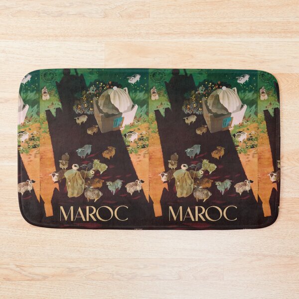 Artikelvorschau, Maroc vintage travel poster entworfen und verkauft von stickart-marek.