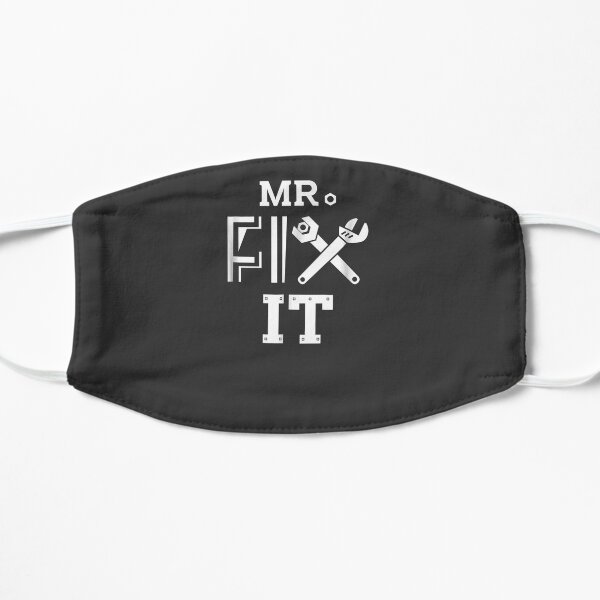 Mr. Fix It With Tools Funny Father's Day Flat Mask