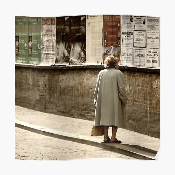 Little Woman-Spoleto, Italy Poster