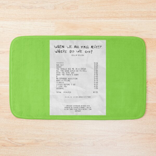 Item preview, album receipt designed and sold by Jenna Gardner.
