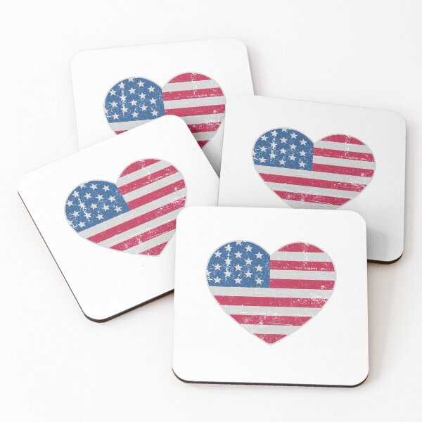 Item preview, American Flag Heart - 4th Of July Patiotic designed and sold by mouaataaz.