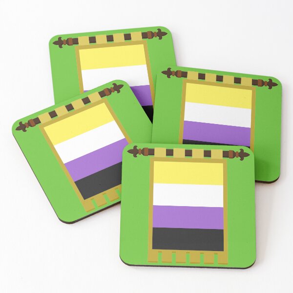 Item preview, Gonfalon Non Binary Pride designed and sold by Whispatchet.