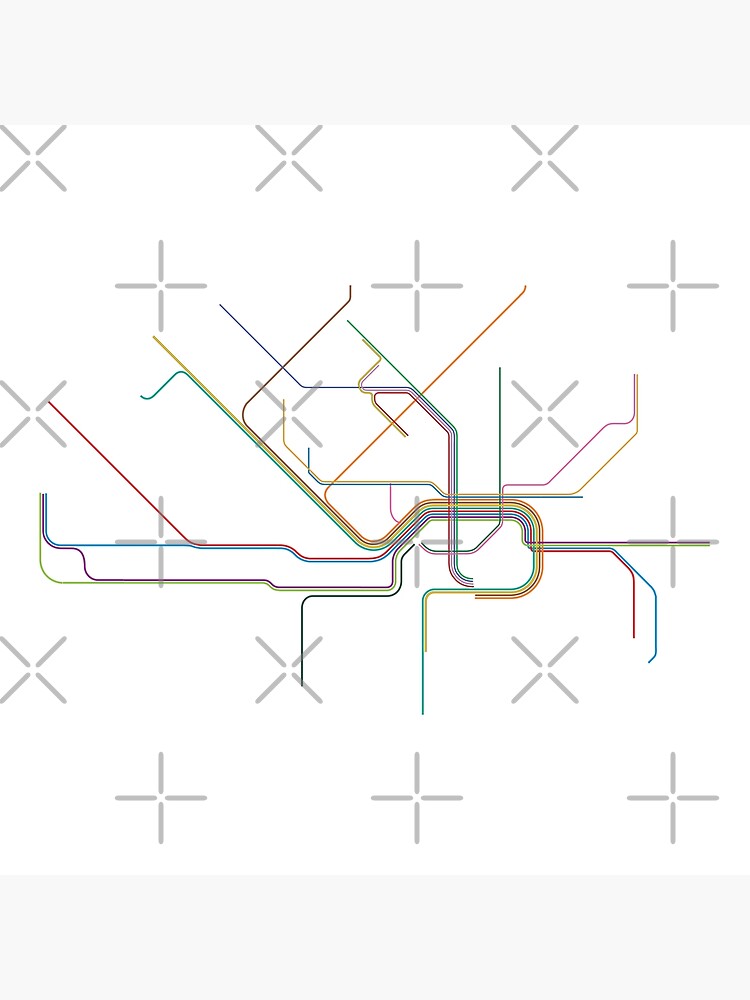 Frankfurt Rail Map by in-transit