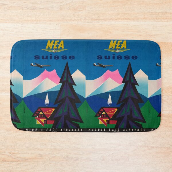 Item preview, MEA Suisse vintage travel poster designed and sold by stickart-marek.