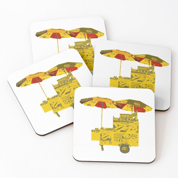 Item preview, New York Hot Dog Stand  designed and sold by NEWTRO RETRO ART MARKET.