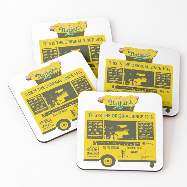 Item preview, New York Hot Dog Stand Nathans designed and sold by NEWTRO RETRO ART MARKET.