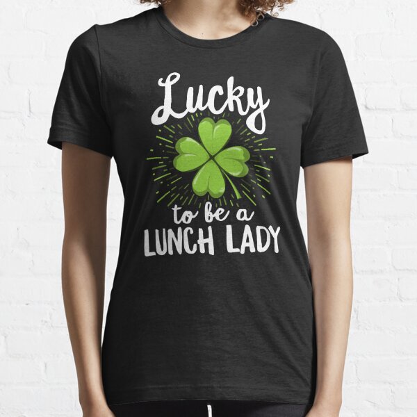 Lunch Lady Shirt Lunch Lady Gifts One Lucky Lunch Lady Shirt Lunch Lady St Patricks Day Shirt Leopard Shamrock Lucky Lunch Lady Shirt