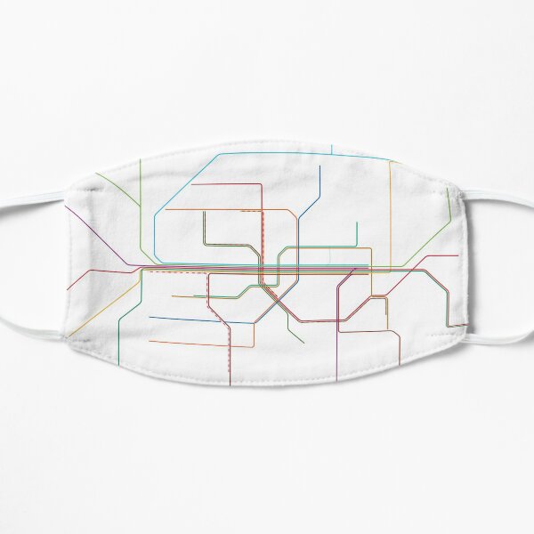 Munich Rail Map Mask