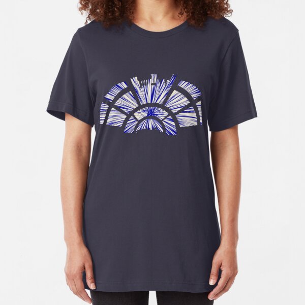 Millennium Falcon Boxed Over Blue Prints Image Star Wars Mens T-shirt