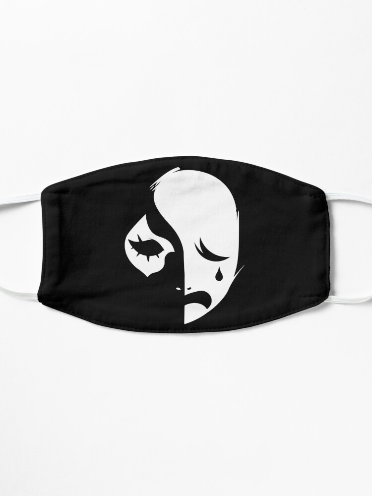 Sad Mask White on Headband Sad Mask White on Headband