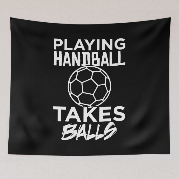 Item preview, Playing Handball Takes Balls Adult Humor Pun product designed and sold by jakehughes2015.