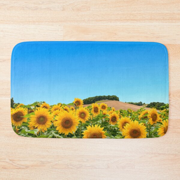 Artikelvorschau, Sonnenblumenfeld in einem klaren Himmel entworfen und verkauft von Tim Scott.