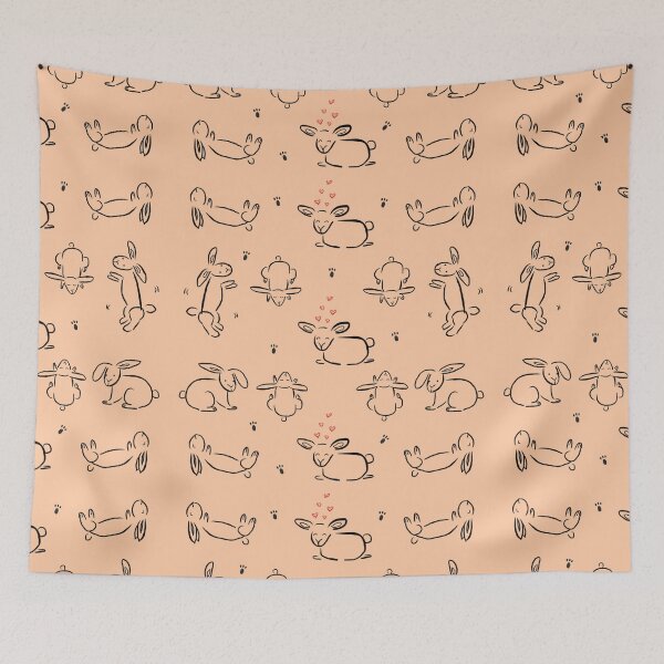 Item preview, Cute Bunnies Collection Orange designed and sold by AnnesLovelys.