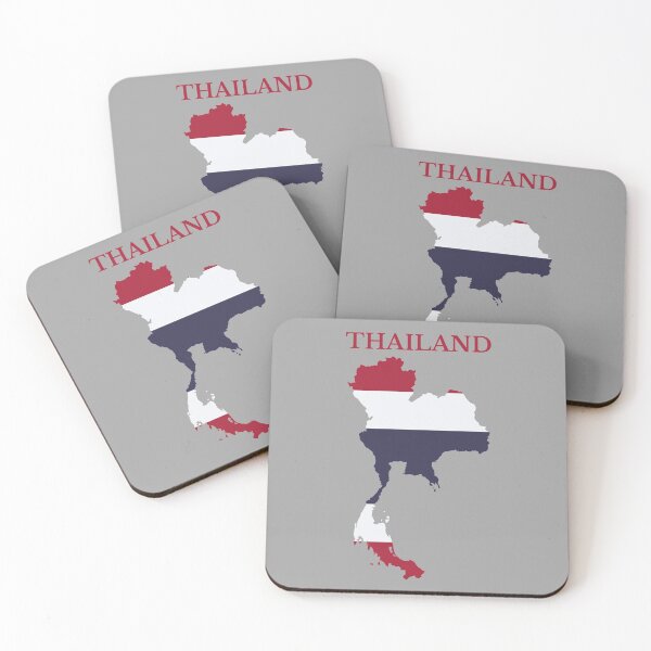 Item preview, Thailand flag map designed and sold by marosharaf.