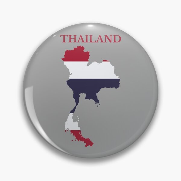 Item preview, Thailand flag map designed and sold by marosharaf.
