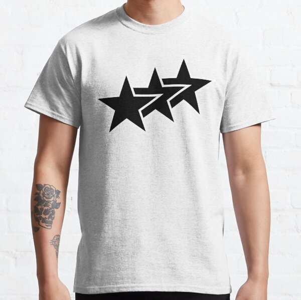 Black Tri-Stars Classic T-Shirt