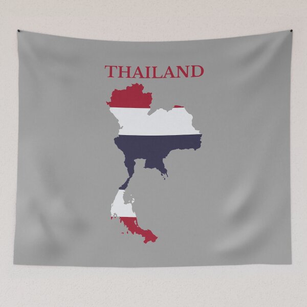 Item preview, Thailand flag map designed and sold by marosharaf.