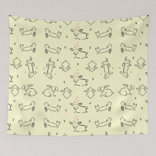 Item preview, Cute Bunnies Collection Yellow designed and sold by AnnesLovelys.