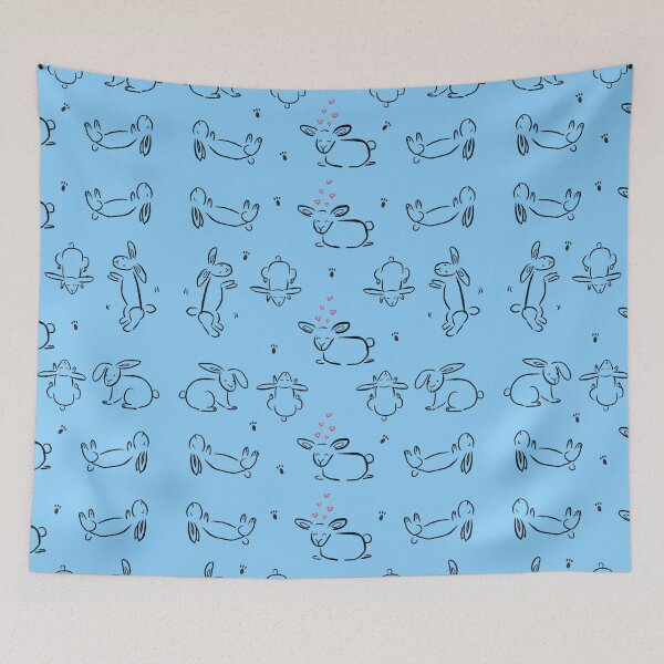 Item preview, Cute Bunnies Collection Blue designed and sold by AnnesLovelys.
