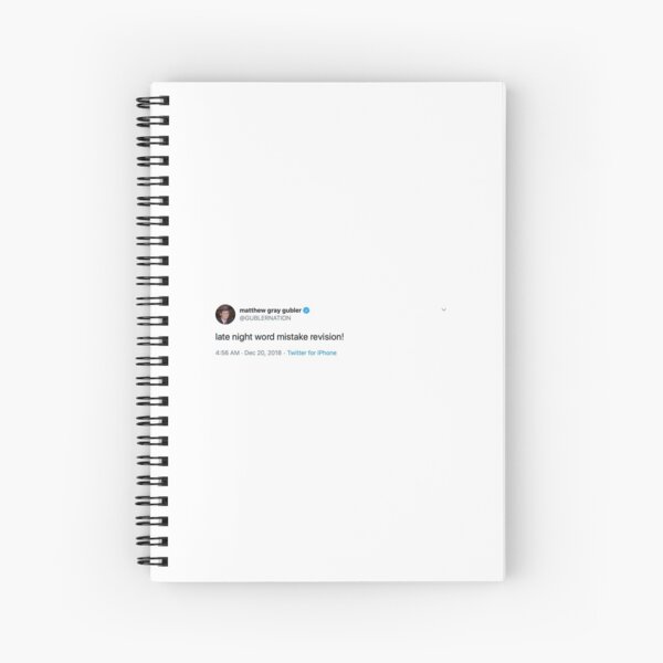 Item preview, Matthew Gray Gubler Tweet designed and sold by Lumared.