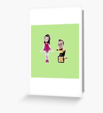 Stop Motion Christmas - Jeff/Annie (Style A) Greeting Card