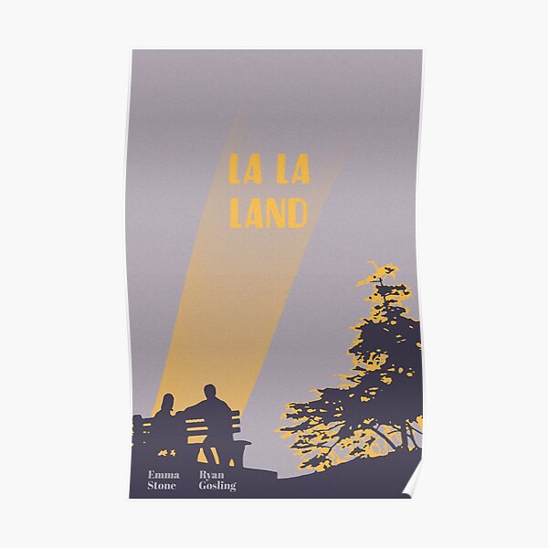 Affiche minimaliste de La La Land Poster