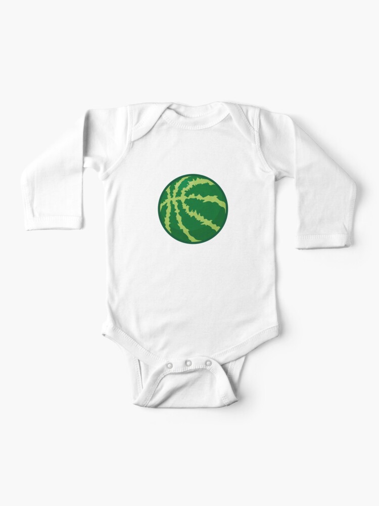 Watermelon Basketball Baby One Piece By Mykowu Redbubble,Chinese Eggplant Vs Regular