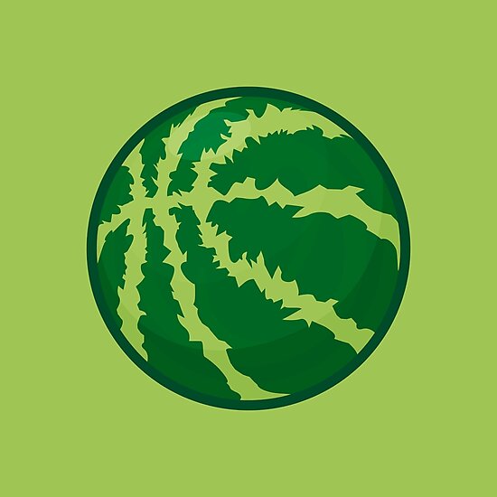 "Watermelon Basketball" Photographic Prints by mykowu Redbubble