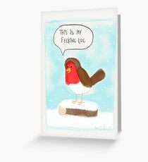 Robins, so angry Greeting Card