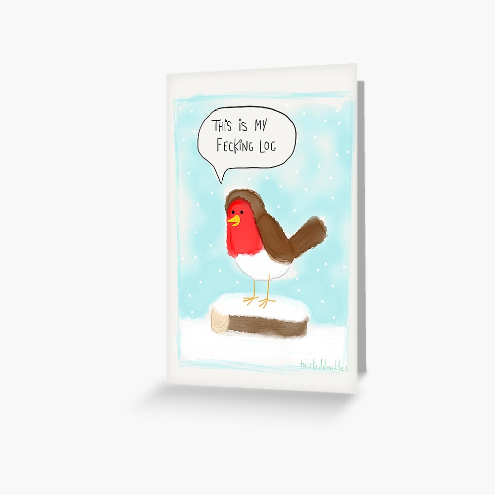 Robins, so angry Greeting Card