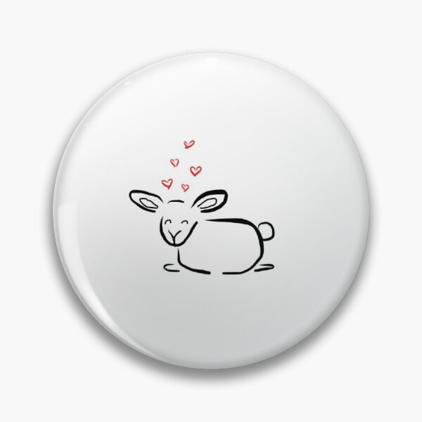 Item preview, Bunny with Hearts Cute designed and sold by AnnesLovelys.
