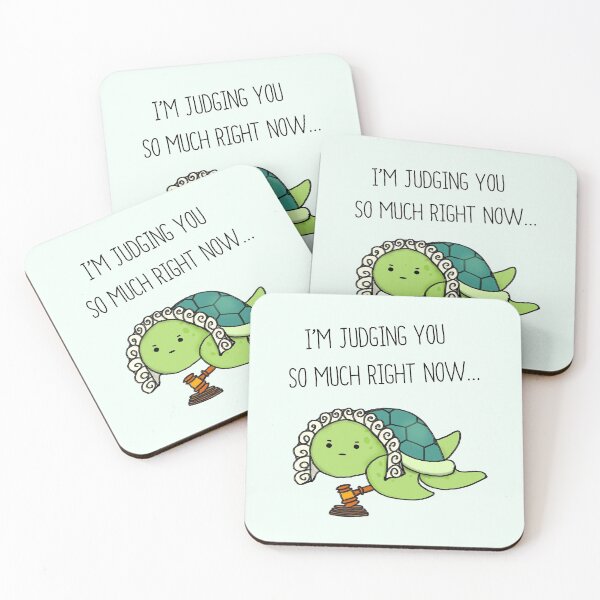 Item preview, Jerry The Judgy Turtle - "I'm Judging You So Much Right Now" (On White) designed and sold by THNKDESIGN.