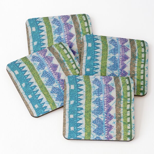 Item preview, Batik Crackle Stripe designed and sold by Leslie Rogers Todder.