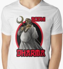 Bodhi Dharma t-shirt Men's V-Neck T-Shirt
