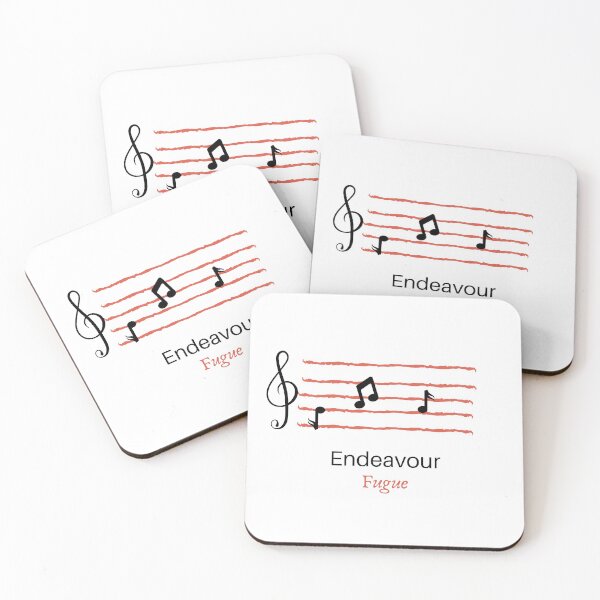 Item preview, Endeavour Fugue Minimalist Poster designed and sold by Tello1.