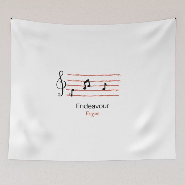 Item preview, Endeavour Fugue Minimalist Poster designed and sold by Tello1.