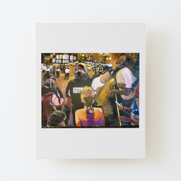 Portrait of the Columbus Police Department, 2020 Wood Mounted Print