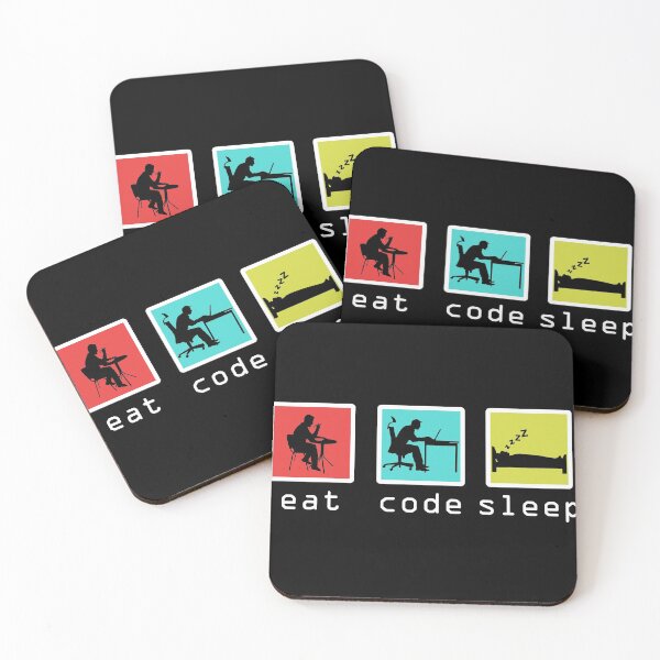 Item preview, Eat Sleep Code Computer Science Programming design product designed and sold by Lisbob.