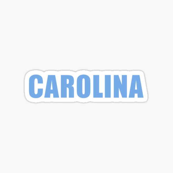 Carolina Blue Sticker