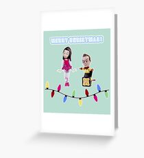 Stop Motion Christmas - Jeff/Annie (Style C) Greeting Card
