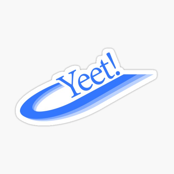 Item preview, Yeet │ Diseño de texto designed and sold by JoeClarkArt.