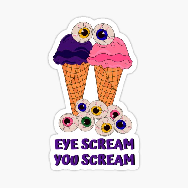 Item preview, Eyeballs eye scream you scream pink designed and sold by GrammarDance.