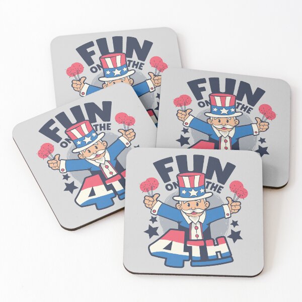 Item preview, Fun on the 4th! - Fourth of July Design designed and sold by TrendsnHolidays.