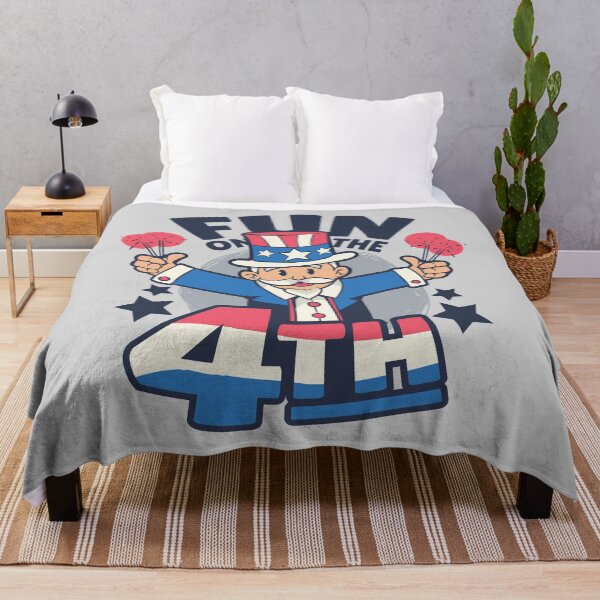 Item preview, Fun on the 4th! - Fourth of July Design designed and sold by TrendsnHolidays.