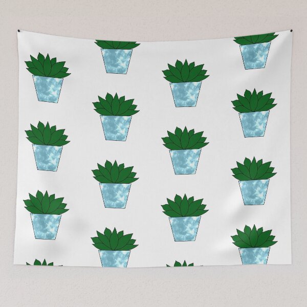 Item preview, Blue Sky Marble Succulent designed and sold by blejsart.